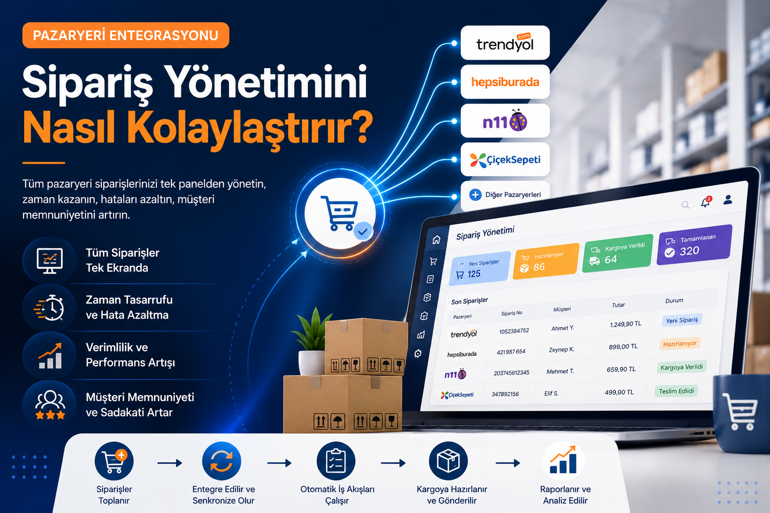Sipariş Yönetimi E-Ticarette Neden Zorlaşır?