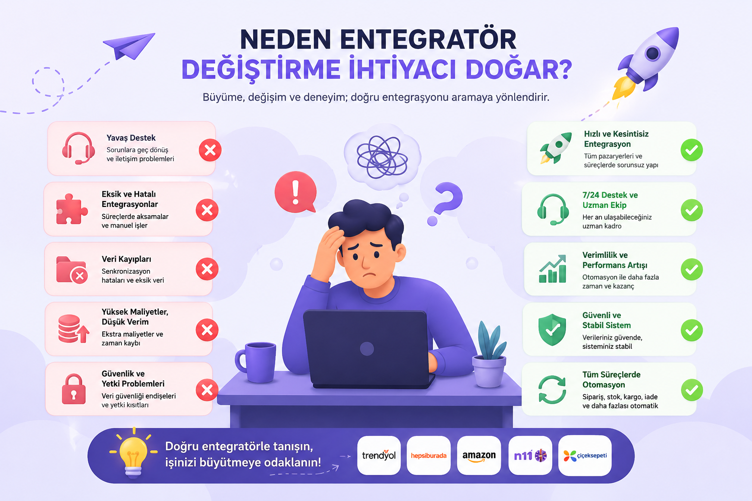 Neden Entegratör Değiştirme İhtiyacı Doğar?
