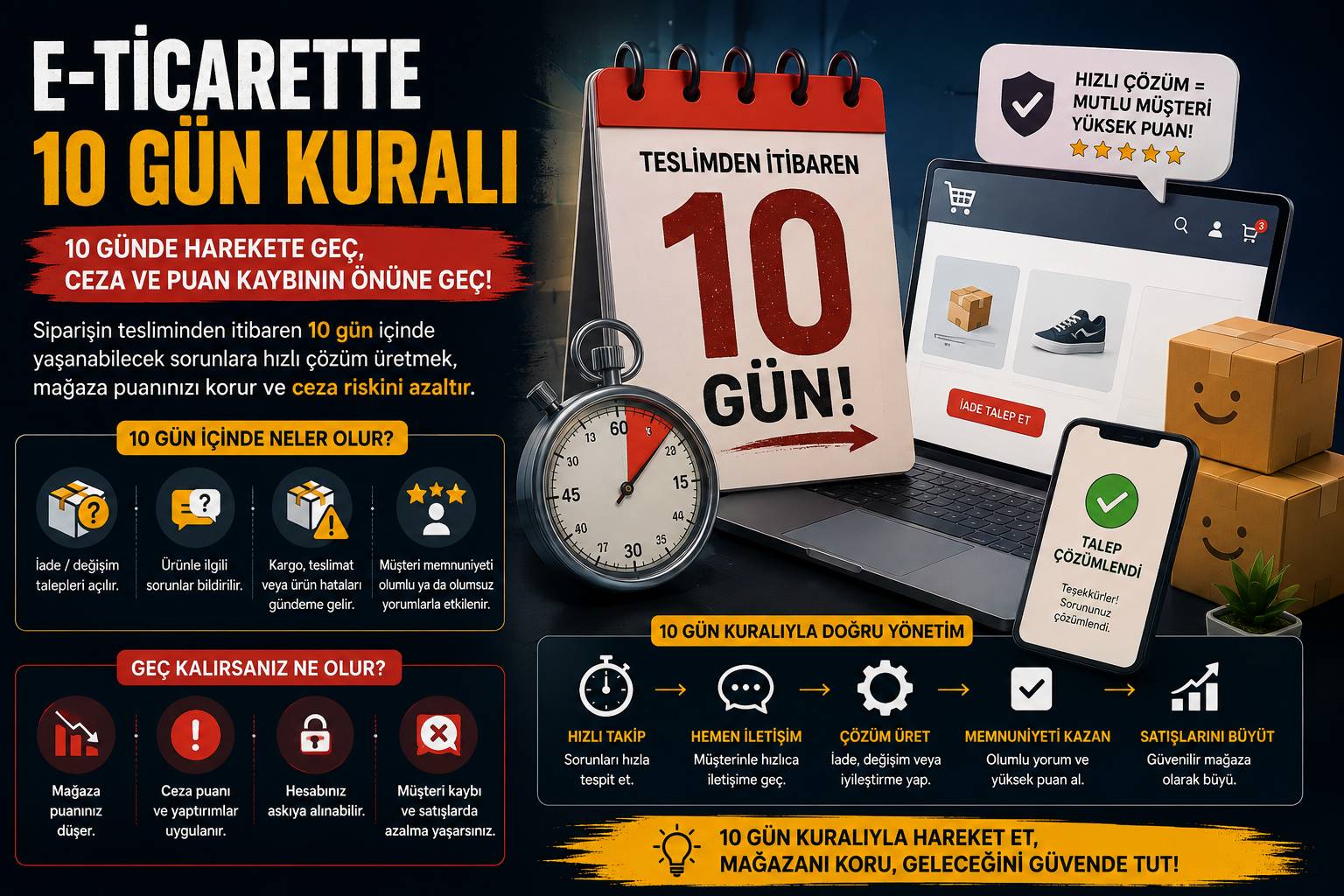 E-Ticarette 10 Gün Kuralı Nedir?