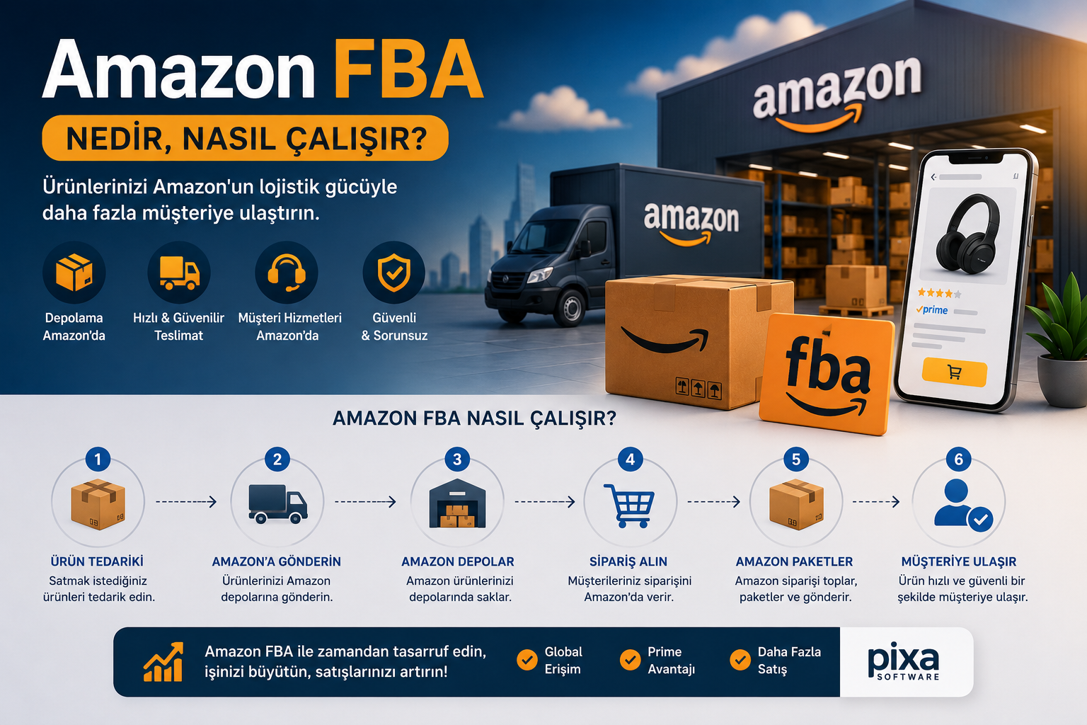 Amazon FBA Nedir, Nasıl Çalışır?