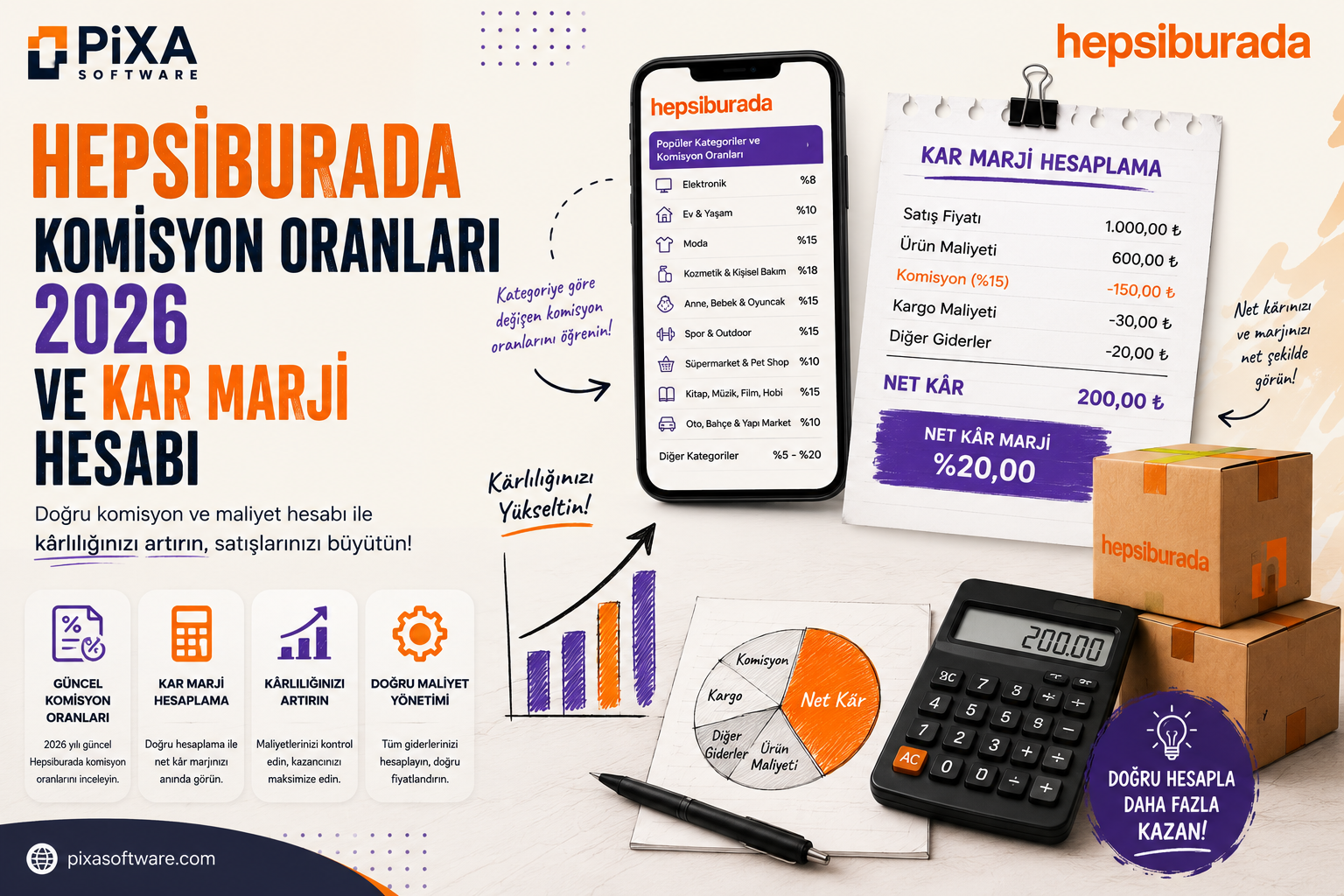 Hepsiburada Komisyon Oranları 2026 ve Kâr Marjı
