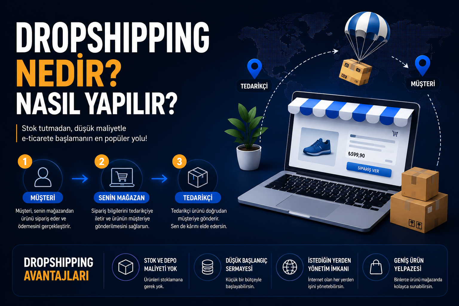 Dropshipping Nedir, Nasıl Yapılır?