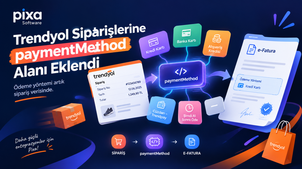 Trendyol Siparişlerine paymentMethod Alanı Eklendi